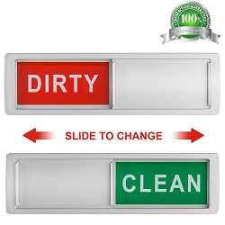 Dishwasher Magnet Clean Dirty Sign Shutter Only Changes When You Push It Non-Scratching Strong M ...