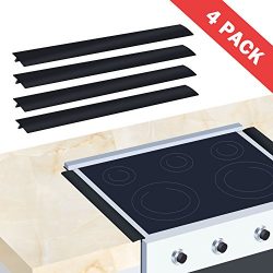 Wimaha 4 Pack Kitchen Stove Counter Gap Covers Easy Clean Gap Filler Sealing Spills Between Coun ...