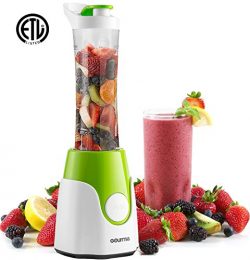 Gourmia GPB250 Personal Home Blender – BlendMate Smoothie Plus Edition – with Travel ...