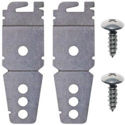 (2 Pack) Undercounter Dishwasher Brackets With Screws – Similar to Whirlpool 8269145 or WP ...