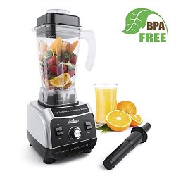 Betitay Professional Commercial Blender 1500W High Speed Electric Mixer Nutrition Food Processor ...