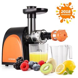 Slow Masticating Juicer,Cold Press Juicer Machine[2018 Upgraded] with Juice Jug and Brush to Cle ...