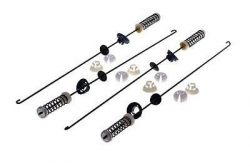 Genuine OEM 4 Pack Whirlpool Washer Suspension Rod Kit W10189077 W10820048