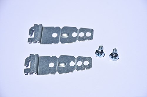 2-Pack GE Dishwasher Brackets - Stainless Steel Mounting Kit (WD01X27759 Compatible)