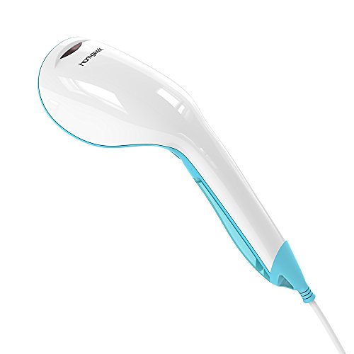 Homgeek Garment Fabric Steamer, 20s Heat Up Handheld Clothes Steamer 90 Milliliter Capacity Perf ...
