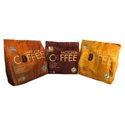 60 Hema Mocha Coffee Pads/Pods -3 Pack Bundle for Senseo Style Machines- Dutch Favorite Coffee ( ...