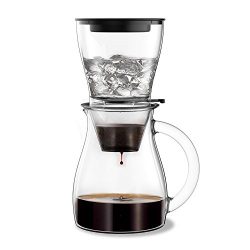 Fentac Cold Brew Adjustable Ice Tap Drip Coffee Maker (Transparent)