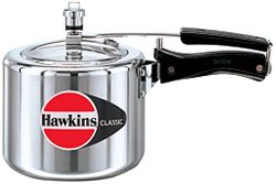 HAWKIN Classic CL3T 3-Liter New Improved Aluminum Pressure Cooker, Small, Silver