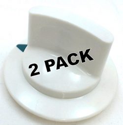 Seneca River Trading 2 Pk, Dryer Timer Knob, White, for General Electric, AP3995164, WE1M652