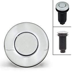 Geyser Chrome Garbage Disposal Air Switch Button NEW