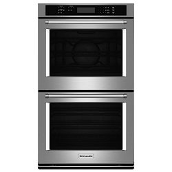 Kitchenaid 27″ Double Wall Oven With Even-heat True Convection (…