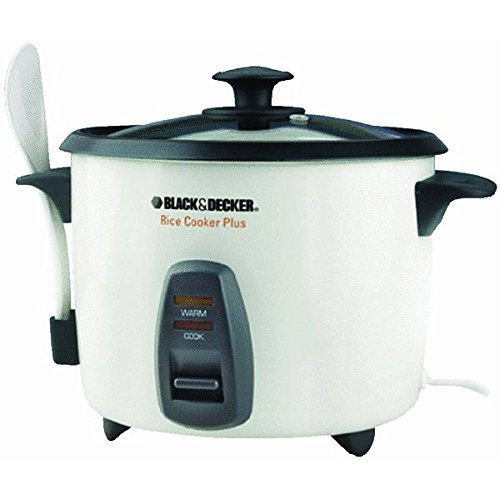 BLACK+DECKER 16Cup Cooked/8Cup Uncooked Rice Cooker and Food Steamer