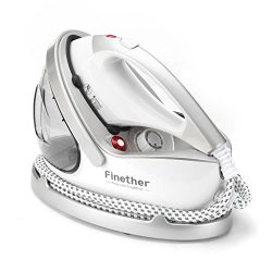 Finether 2 in 1 Garment Steamer Iron, Clothes Fabric Steamer with Extra-Fine Steam Nanoceramics  ...