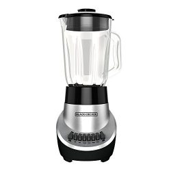 BLACK+DECKER BL1130SG FusionBlade Blender with 6-Cup Glass Jar, 12-Speed Settings, Silver Blender