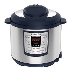 Instant Pot Lux 6 Qt Blue 6-in-1 Muti-Use Programmable Pressure Cooker, Slow Cooker, Rice Cooker ...