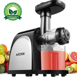 Aicook Juicer Masticating Juicer, Juice Extractor Cold Press Juicer Machine, Higher Juicer Yield ...