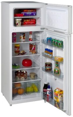 Avanti RA7306WT 2-Door Apartment Size Refrigerator, White