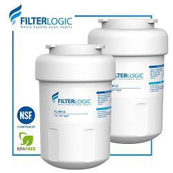 FilterLogic MWF Refrigerator Water Filter Replacement for GE MWF SmartWater, MWFA, MWFP, GWF, GW ...