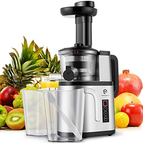 Juicer Machine Masticating Slow Juicer Extractor, Kitchen Komforts 150W ...