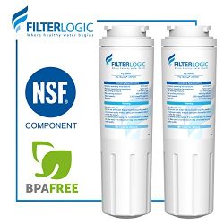 FilterLogic UKF8001 Refrigerator Water Filter Replacement for PUR, Jenn-Air, Maytag UKF8001, UKF ...