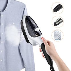 Housmile Garment Steamer Fast Heat-up Handheld Portable Fabric Steamer with Brush for Clothes, f ...