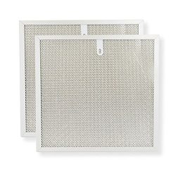 2-Pack VNF-ZM02 Range Hood Filter, 3 layer aluminum mesh 11.2″ x 11.7″, exhaust vent ...