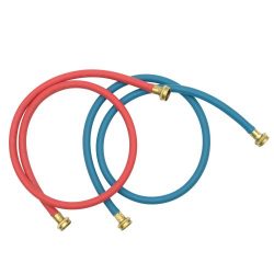 Whirlpool 8212545RP 5-Foot Red and Blue Washer Hos