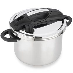 Fagor HELIX Multi-Setting Pressure Cooker with Universal-Locking, 8 quart, Polished Stainless St ...