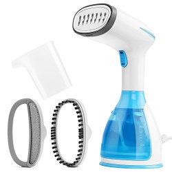 GLAMOURIC Handheld Garment Steamer Mini Portable Travel Garment Steamer for Clothes Fast Heat Fa ...