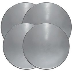 KHY （4） Stainless Steel Round Electric Kitchen Stove Range Top Burner Covers Set FOR Range Kle ...