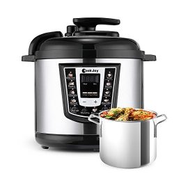 Multifunction Electric Pressure Cooker 6 Litre 8-in-1 Programmable Multi-Cooker with Stainless S ...