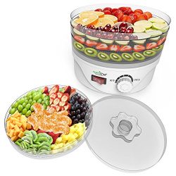 NutriChef Food Dehydrator Machine – Professional Electric Multi-Tier Food Preserver, Meat  ...