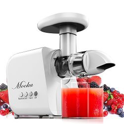 Juicer, Mooka Slow Masticating Juicer Extractor, Juice Fountain, Cold Press Juicer Machine with  ...