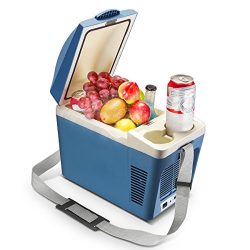 Housmile Thermo – Electric Cooler and Warmer Car Refrigerator Portable Mini Fridge, 7 Liter