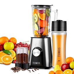 Tomos Smoothie Blender, 300w Personal High Speed Blender for Shakes, Smoothies and Juice with 70 ...