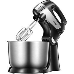 Aicok Stand Mixer 2-in-1 Hand Mixer, Detachable Mixer with Turbo and Easy Eject Button, Include  ...