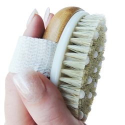 Anti Cellulite Exfoliating Brush. Dry Brushing Home Treatment for Reducing and Preventing The Ap ...