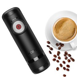 Espresso Machine Portable Automatic Boils Water 15 Bars Pressure One-Button Operation Travel Out ...