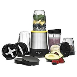 BELLA Rocket Extract PRO Power Blender, 15 Piece set, stainless steel