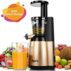 Argus Le Slow Masticating Juicer Extractor with Quiet Motor, Easy Cleaning Compact Design Cold P ...