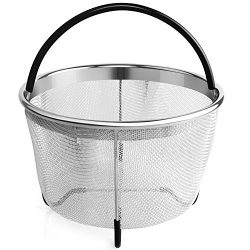 Aterod Steamer Basket for 6 or 8 Quart Instant Pot Pressure Cooker, Stainless Steel Steam Insert ...