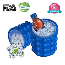 Ice Cube Maker Genie, Ice Genie Kitchen Tools Revolutionary Space Saving Ice Ball Maker Bucket P ...