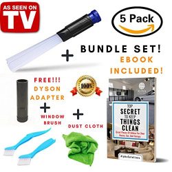 Shop Vacuum Attachments Dust Brush-As Seen On TV✨Cleaning Kit✨Dryer Vent Cleaner Home Floor Dadd ...