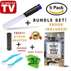 Shop Vacuum Attachments Dust Brush-As Seen On TV✨Cleaning Kit✨Dryer Vent Cleaner Home Floor Dadd ...