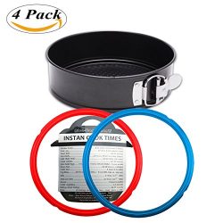 Nice-Components Instant Pot Accessories Springform Pan(7 Inch)/Cheesecake Pan/Leakproof Cake Pan ...