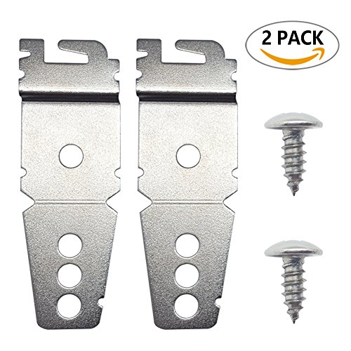8269145 2-Pack Undercounter Dishwasher Mounting Bracket Replacement with Screws for Whirlpool, C ...