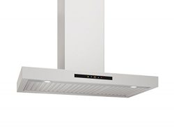 Ancona WRC430 Wall-Mounted Rectangle Shaped Convertible Range Hood, 30-Inch, Stainless Steel