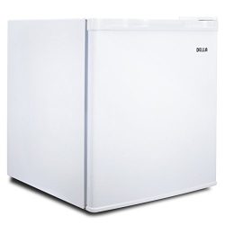 Della 1.1 cu ft Upright Compact Freezer, Reversible Door, Freestanding, White
