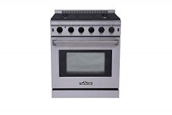 Thorkitchen LRG3001U Freestanding Style Gas Range with 4.55 cubic Feet Oven, 5 Burners, Convecti ...