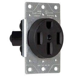 Enerlites 50 Amp Power Receptacle Dryer Outlet 66500 | NEMA 14-50R, for EV, RV, Dryers, Welders, ...